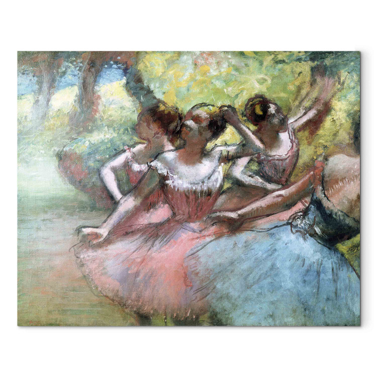 Art Reproduction Four ballerinas on the stage 159024