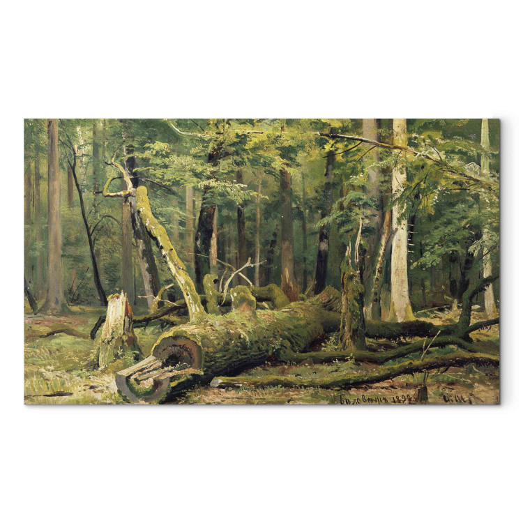 Reproduction Painting Rain in an oak forest  159624