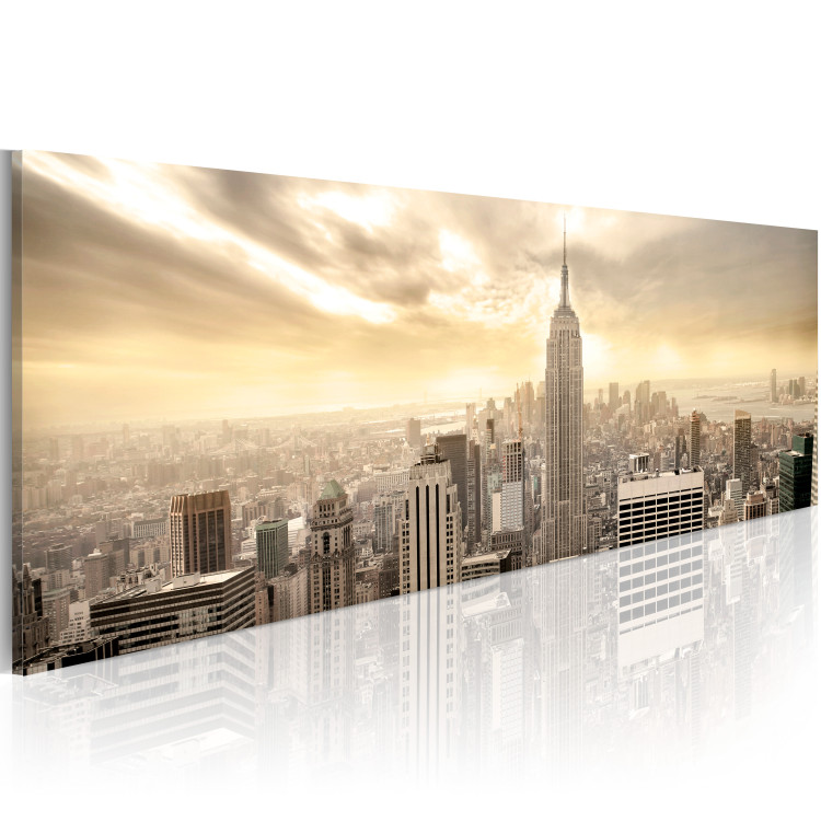 Canvas Print New York City among the clouds 58424 additionalImage 2