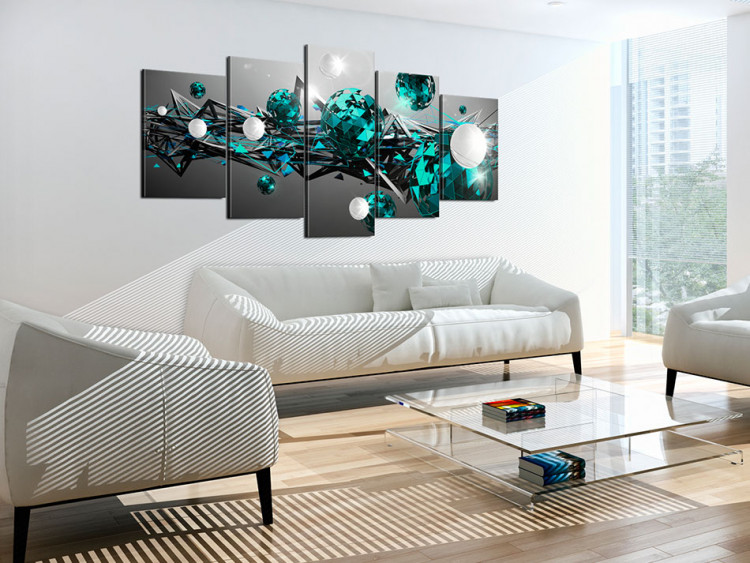 Canvas Print Turquoise Solar System 62024 additionalImage 3