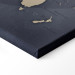 Canvas Art Print World Map: Shades of Grey 91924 additionalThumb 12