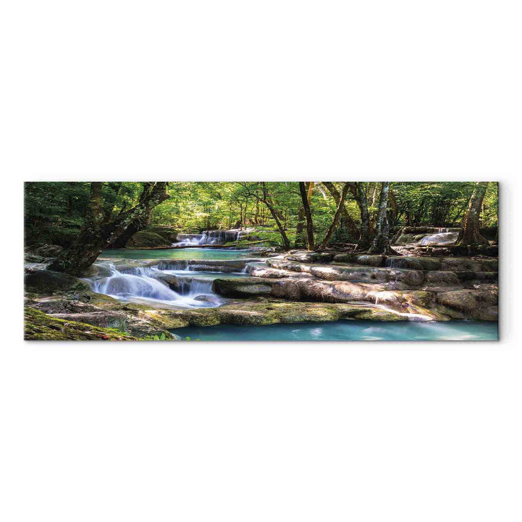 Canvas Print Nature: Forest Waterfall 97524 additionalImage 7