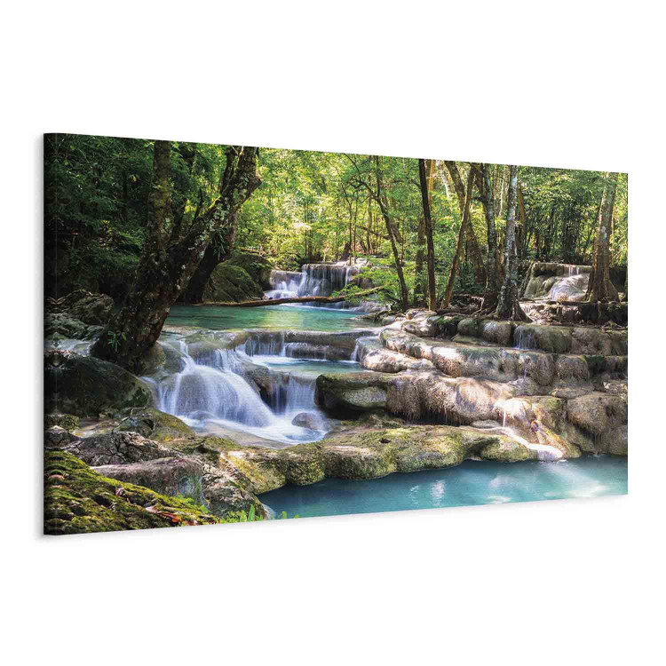 Canvas Print Nature: Forest Waterfall 97524 additionalImage 2