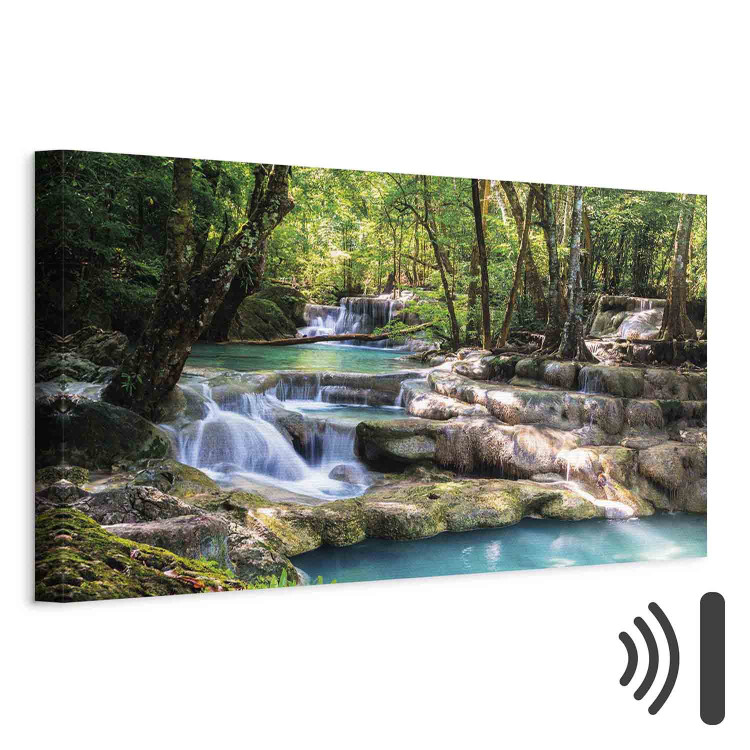 Canvas Print Nature: Forest Waterfall 97524 additionalImage 8