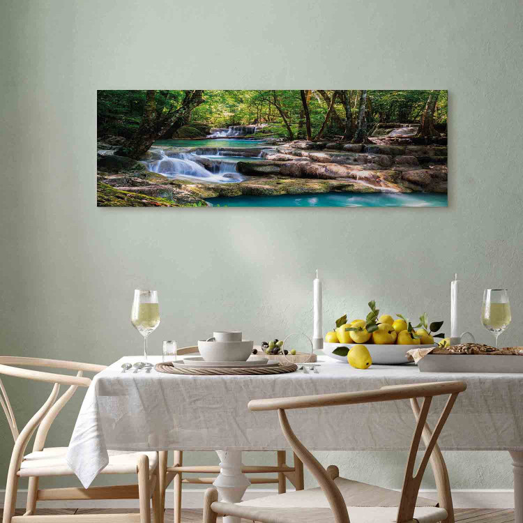 Canvas Print Nature: Forest Waterfall 97524 additionalImage 11