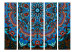 Room Divider Blue Fantasy II - oriental blue mandala in ethnic style 97924 additionalThumb 3