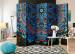 Room Divider Blue Fantasy II - oriental blue mandala in ethnic style 97924 additionalThumb 4