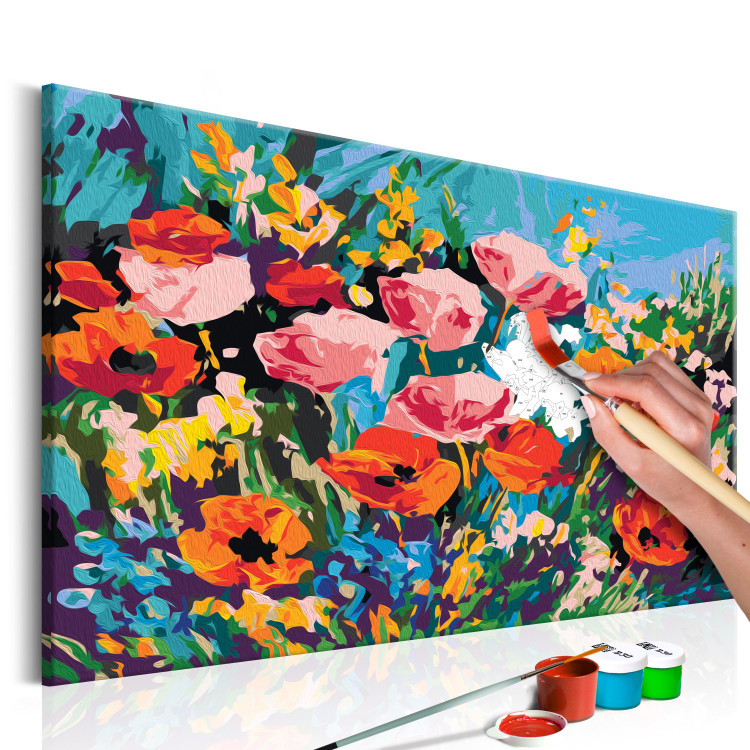 Paint by Number Kit Colourful Meadow Flowers 107134 additionalImage 3