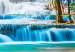 Canvas Print Waterfall in Kanchanaburi (5 Parts) Wide 107234 additionalThumb 5