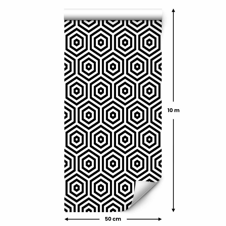 Modern Wallpaper Black and White Hypnosis 108534 additionalImage 2