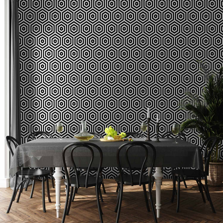 Modern Wallpaper Black and White Hypnosis 108534 additionalImage 8