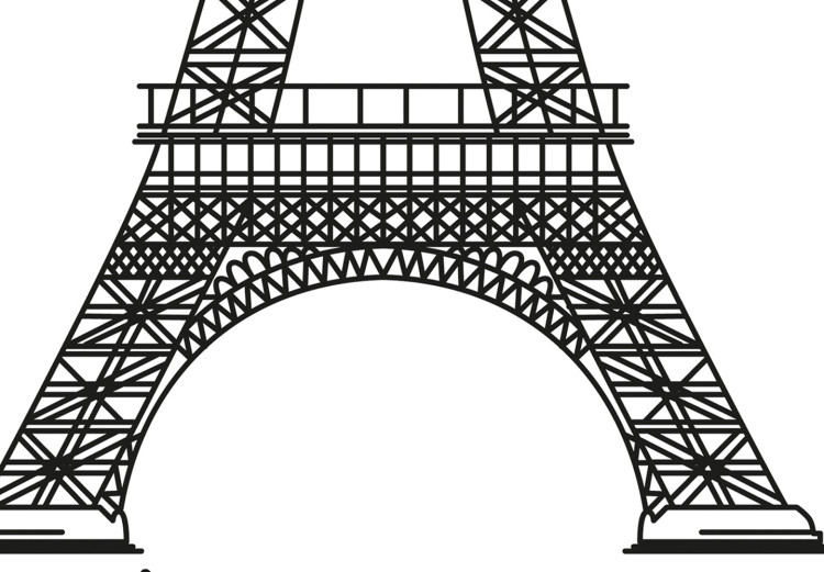 Wall Poster Paris is Always a Good Idea - black and white composition with the Eiffel Tower 114634 additionalImage 8