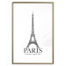 Wall Poster Paris is Always a Good Idea - black and white composition with the Eiffel Tower 114634 additionalThumb 14