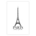 Wall Poster Paris is Always a Good Idea - black and white composition with the Eiffel Tower 114634 additionalThumb 19