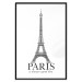 Wall Poster Paris is Always a Good Idea - black and white composition with the Eiffel Tower 114634 additionalThumb 18