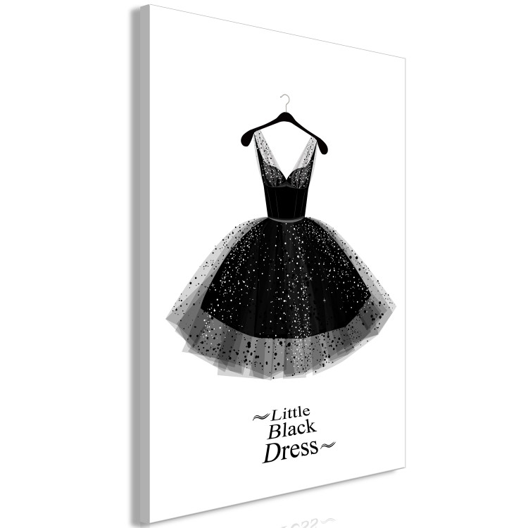 Canvas Glamour Fashion (1-part) - Shiny Details of Black and White Dress 116434 additionalImage 2