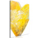 Canvas Print Painted with Heart (1-part) - Art of Love in Yellow Hue 117634 additionalThumb 2