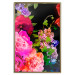 Wall Poster Land of Flowers - colorful composition with a floral motif on a black background 118334 additionalThumb 20