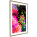 Wall Poster Land of Flowers - colorful composition with a floral motif on a black background 118334 additionalThumb 8