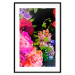 Wall Poster Land of Flowers - colorful composition with a floral motif on a black background 118334 additionalThumb 15