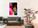 Wall Poster Land of Flowers - colorful composition with a floral motif on a black background 118334 additionalThumb 4