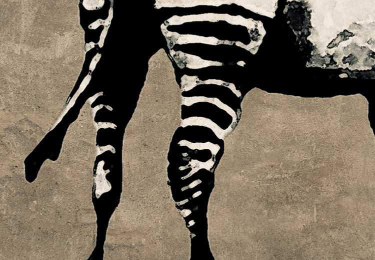 Canvas Print Banksy: Washing Zebra on Concrete (3 Parts) 118534 additionalImage 5