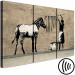 Canvas Print Banksy: Washing Zebra on Concrete (3 Parts) 118534 additionalThumb 6