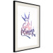Poster Girl Power - colorful English text with a crown on a white background 122934 additionalThumb 3