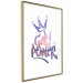 Poster Girl Power - colorful English text with a crown on a white background 122934 additionalThumb 14