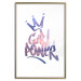 Poster Girl Power - colorful English text with a crown on a white background 122934 additionalThumb 20
