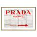 Wall Poster Concrete Prada - red English text on a concrete tile texture 123134 additionalThumb 14