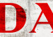 Wall Poster Concrete Prada - red English text on a concrete tile texture 123134 additionalThumb 9
