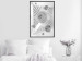 Wall Poster Domino Effect - abstract white space with silver crystals 123934 additionalThumb 3