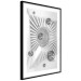 Wall Poster Domino Effect - abstract white space with silver crystals 123934 additionalThumb 11