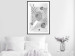 Wall Poster Domino Effect - abstract white space with silver crystals 123934 additionalThumb 4