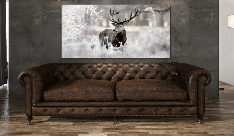 Large canvas print Lonely Deer II [Large Format] 125534 additionalImage 5