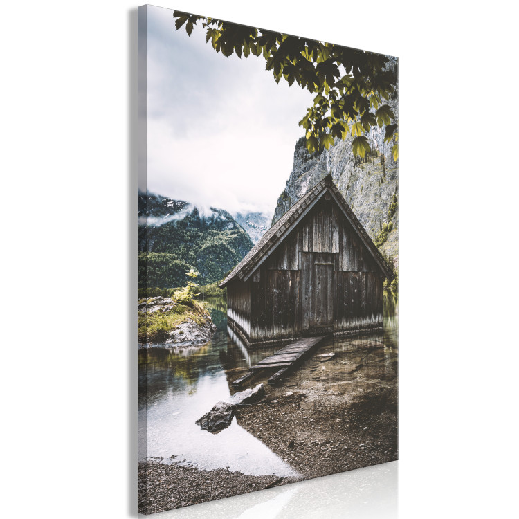 Canvas Print House in the Mountains (1 Part) Vertical 126834 additionalImage 2