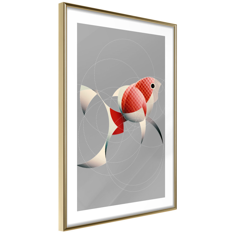 Wall Poster Fish - abstract colorful fish made of circular geometric figures 126934 additionalImage 9