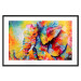 Wall Poster Colorful Animals: Elephant - multicolored animal in watercolor motif 127034 additionalThumb 15