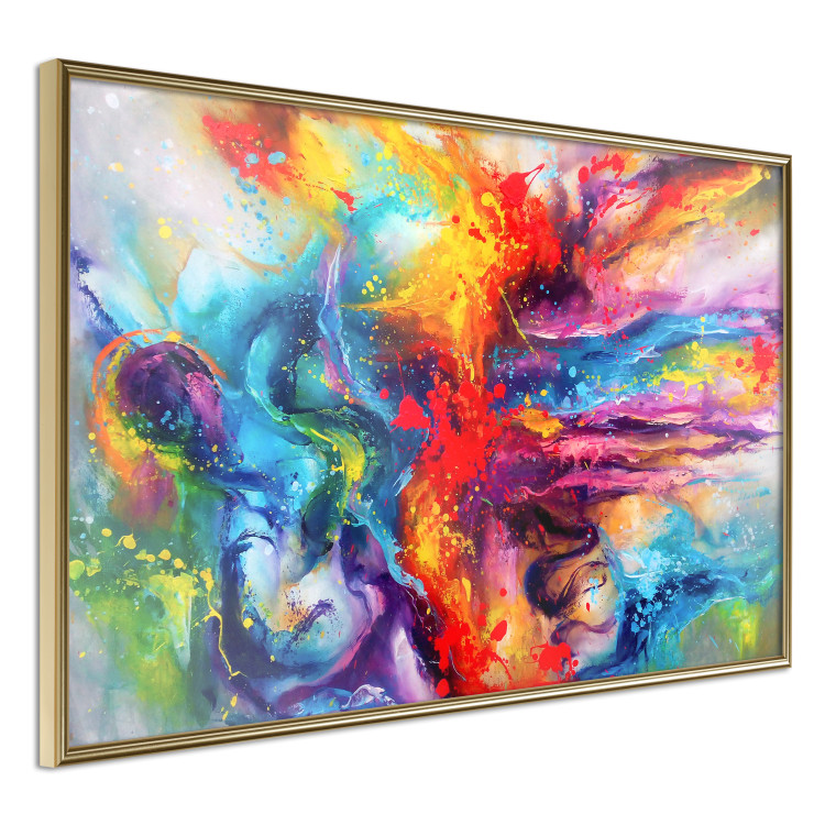 Poster Colorful Splash - abstraction of colorful patterns in artistic motif 128534 additionalImage 14