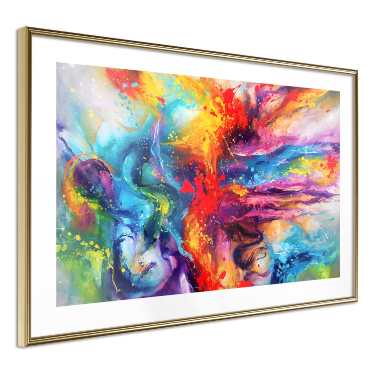 Poster Colorful Splash - abstraction of colorful patterns in artistic motif 128534 additionalImage 9