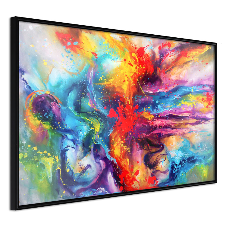 Poster Colorful Splash - abstraction of colorful patterns in artistic motif 128534 additionalImage 13