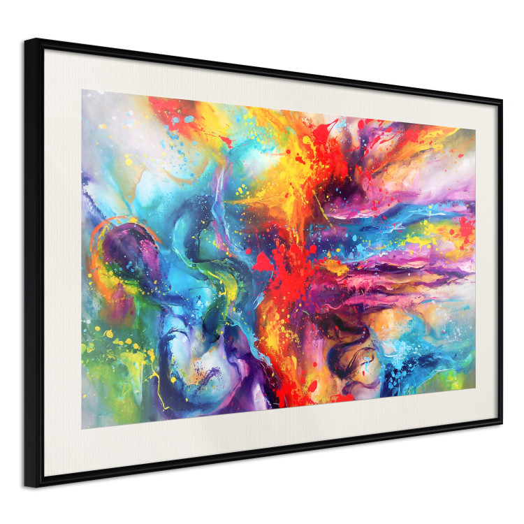 Poster Colorful Splash - abstraction of colorful patterns in artistic motif 128534 additionalImage 2