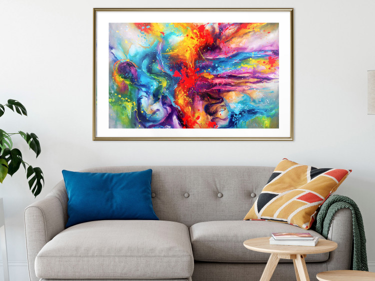 Poster Colorful Splash - abstraction of colorful patterns in artistic motif 128534 additionalImage 15