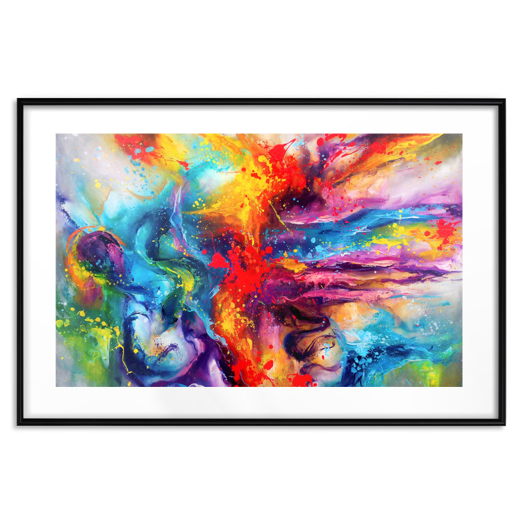 Poster Colorful Splash - abstraction of colorful patterns in artistic motif 128534 additionalImage 17