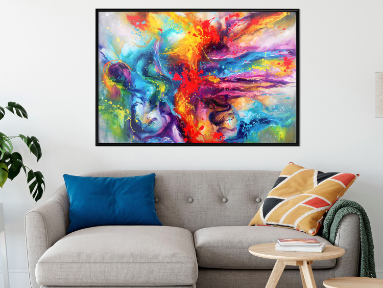 Poster Colorful Splash - abstraction of colorful patterns in artistic motif 128534 additionalImage 6