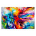 Poster Colorful Splash - abstraction of colorful patterns in artistic motif 128534