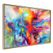 Poster Colorful Splash - abstraction of colorful patterns in artistic motif 128534 additionalThumb 14