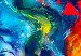 Poster Colorful Splash - abstraction of colorful patterns in artistic motif 128534 additionalThumb 12