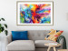 Poster Colorful Splash - abstraction of colorful patterns in artistic motif 128534 additionalThumb 15